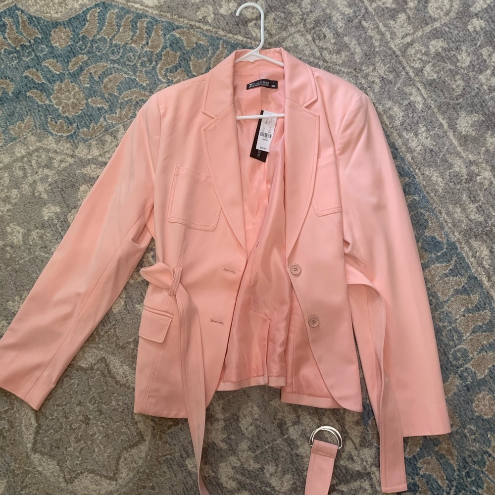 New York and company pink suit